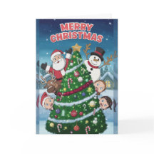 Tarjeta de navidades mostrando Magia de Navidades