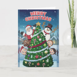 Tarjeta de navidades mostrando Magia de Navidades