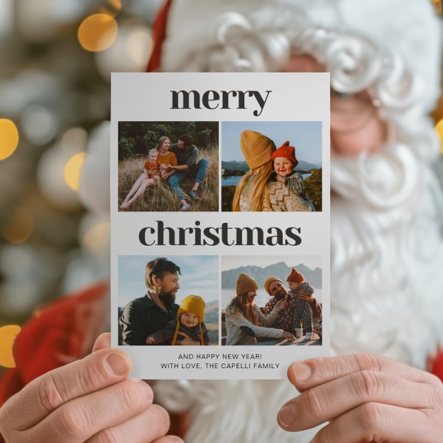 Tarjeta de Navidades multifotográficos (Subido por el creador)
