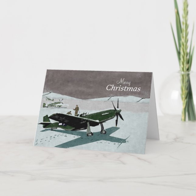 Tarjeta de Navidades Mustang (Anverso)