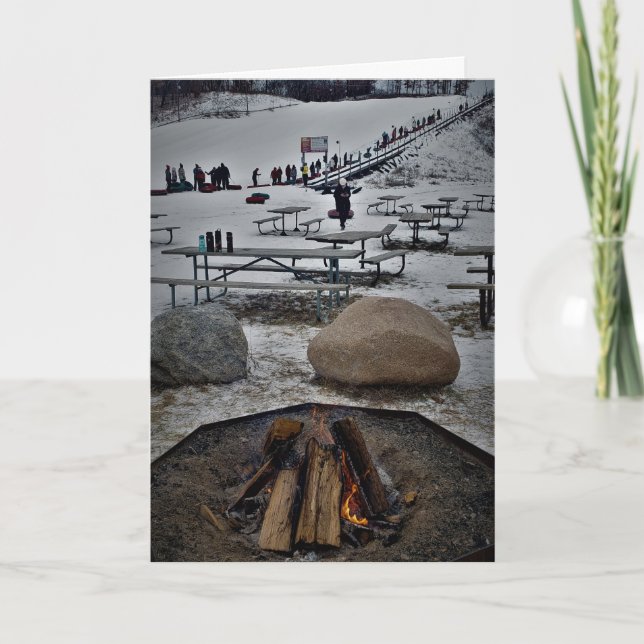 Tarjeta De Navidades "Nacidos En Un Estado Congela (Anverso)