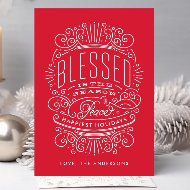 Tarjeta de Navidades navideños con letras de tempo (Subido por el creador)