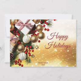 Tarjeta de Navidades navideños de chocolate y dulc