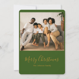 Tarjeta de Navidades navideños de Feliz Navidad