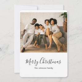 Tarjeta de Navidades navideños de Feliz Navidad