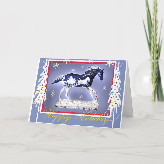 tarjeta de navidades nocturnos de inviernos (Anverso)