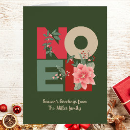Tarjeta de Navidades Noel Ilustracion