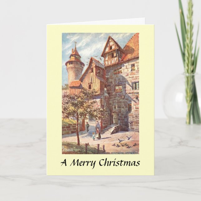 Tarjeta de navidades - Nürnberg, Alemania (Anverso)