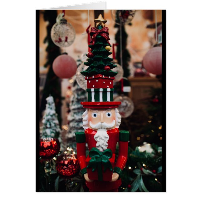 Tarjeta de Navidades Nutcracker (Frente)