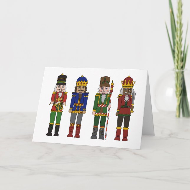 Tarjeta de navidades Nutcrackers (Anverso)