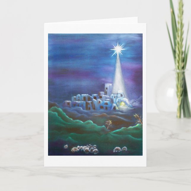 Tarjeta de Navidades, " Oh Noche Devine" (Anverso)