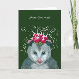 Tarjeta de Navidades Opossum