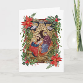 Tarjeta de Navidades ortodoxos