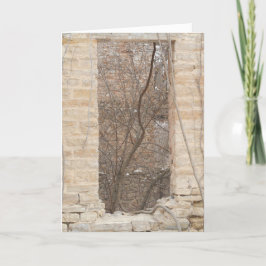 Tarjeta de Navidades "Oxford Mill Window Vine"