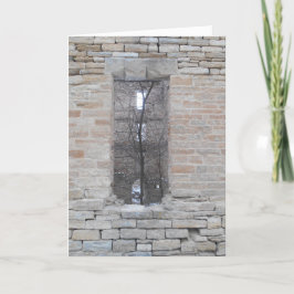 Tarjeta de Navidades "Oxford Mill Windows"