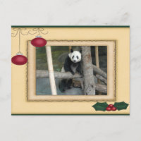 Tarjeta de Navidades Panda Panda Gigante Bear & Ba