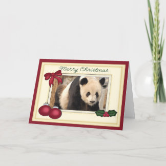 Tarjeta de Navidades Panda Panda Gigante Bear & Ba