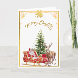 Tarjeta de navidades "Papá Noel vendrá"