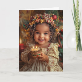 Tarjeta de Navidades para bebés ventilado