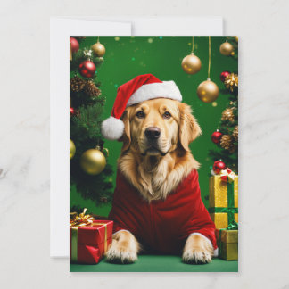 Tarjeta de Navidades para feriados en el océano an