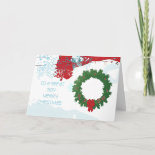 Tarjeta de navidades para hijo