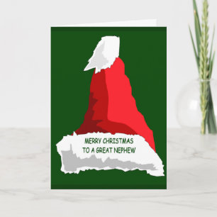 Tarjeta de navidades para sobrino