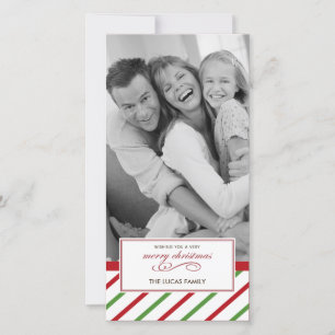 Tarjeta de Navidades Peppermint