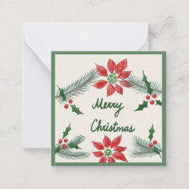 Tarjeta de Navidades pequeños