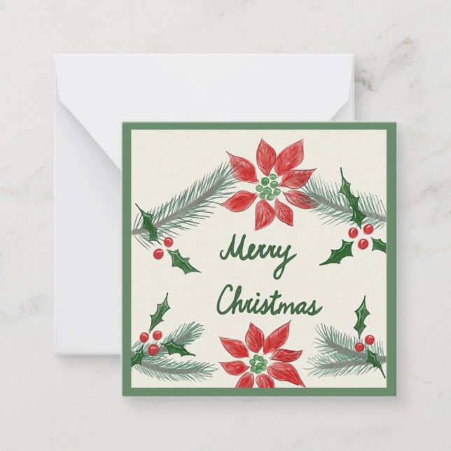 Tarjeta de Navidades pequeños (Anverso)