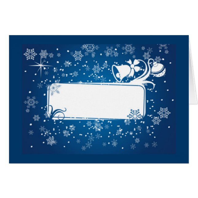 Tarjeta de Navidades personalizable, sobres inclui (Anverso (Horizontal))