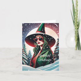 Tarjeta de Navidades personalizable Yuletide