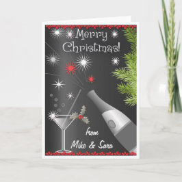 Tarjeta de Navidades personalizada