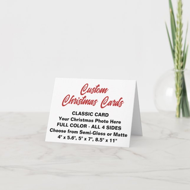 TARJETA de NAVIDADES personalizado SMALL personali (Anverso)