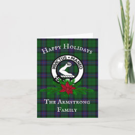 Tarjeta de Navidades Personalizados Armstrong de E