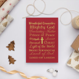 Tarjeta de Navidades personalizados de Jesús