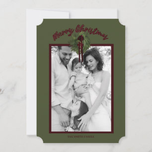 Tarjeta de Navidades personalizados de la corona b