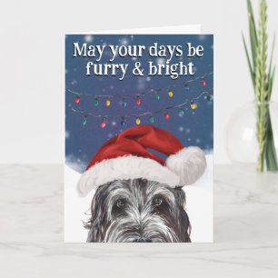 Tarjeta de Navidades personalizados de Perro de Ag