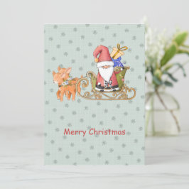 Tarjeta de Navidades Personalizados de Santa Claus