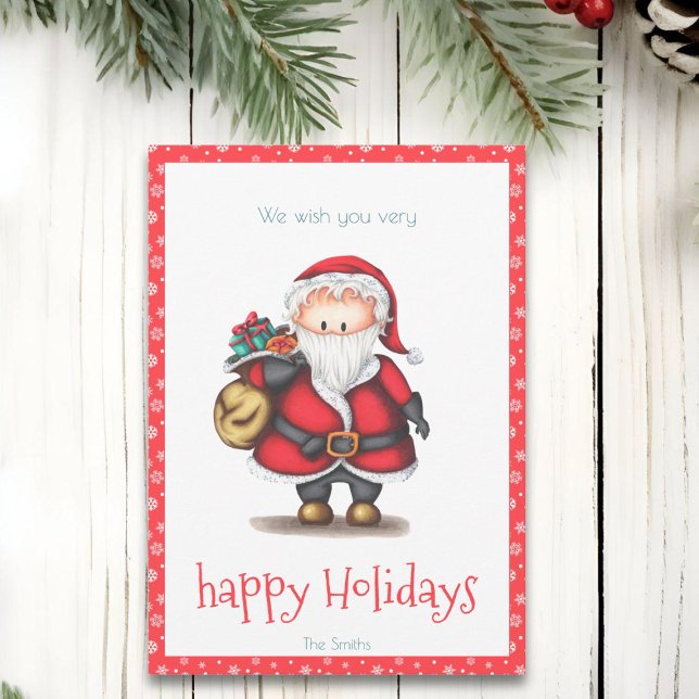 Tarjeta de Navidades personalizados de Santa Claus (Subido por el creador)