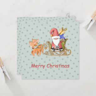 Tarjeta de Navidades Personalizados de Santa Claus