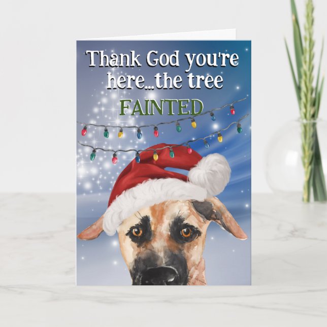 Tarjeta de Navidades personalizados de su Chinook (Anverso)