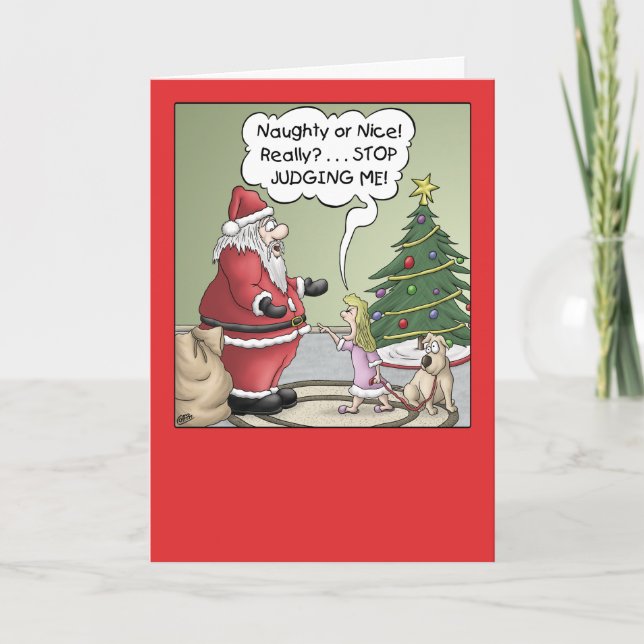 Tarjeta de Navidades personalizados: Dejen de juzg (Anverso)