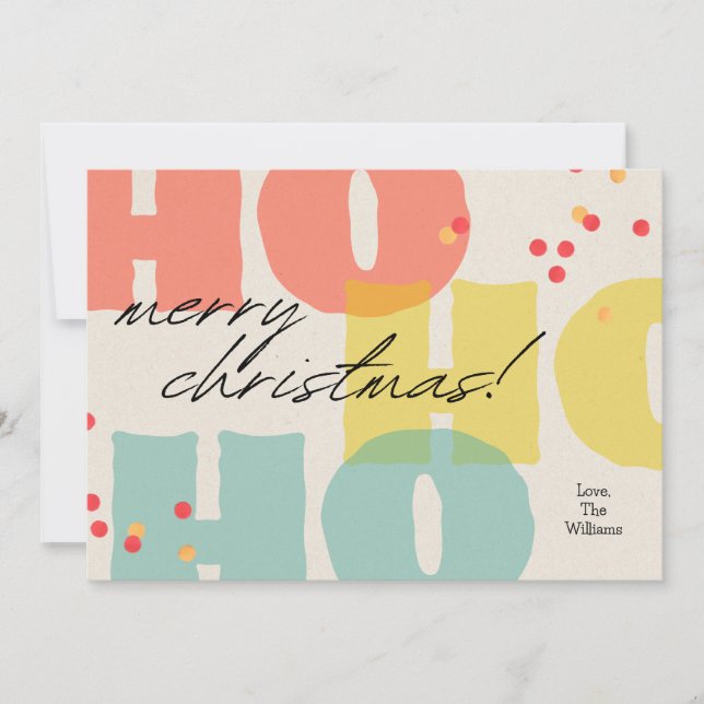 Tarjeta de Navidades personalizados en línea para  (Anverso)