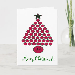 Tarjeta de Navidades Personalizados Obama 44