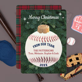 Tarjeta de Navidades Personalizados para el Orname