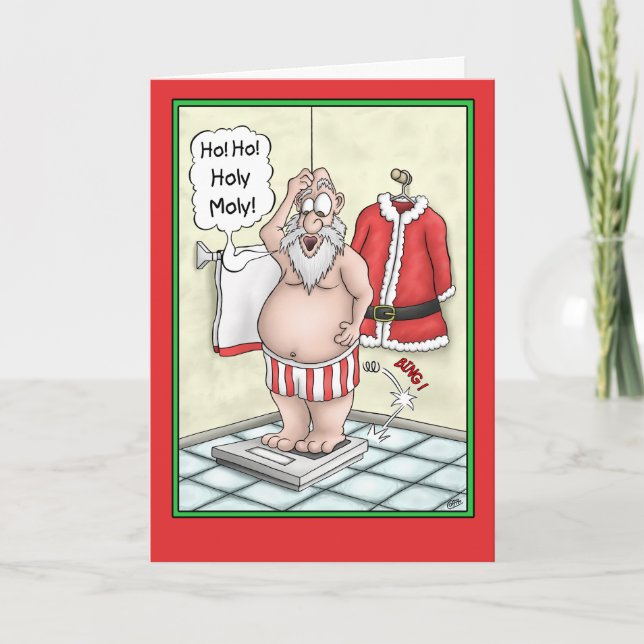 Tarjeta de Navidades personalizados: Santo Moly (Anverso)