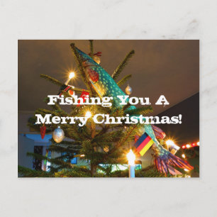 Tarjeta de Navidades pesqueros