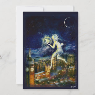 Tarjeta de Navidades Peter Pan