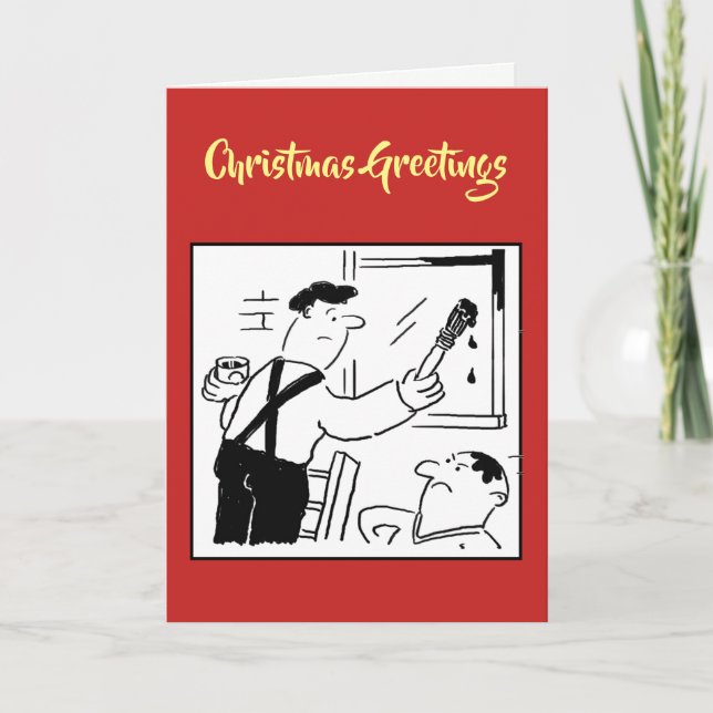 Tarjeta de Navidades pintores y decoradores (Anverso)