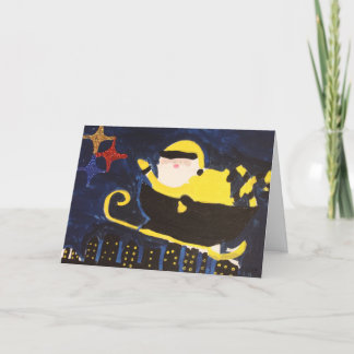 Tarjeta de Navidades Pittsburgh Santa